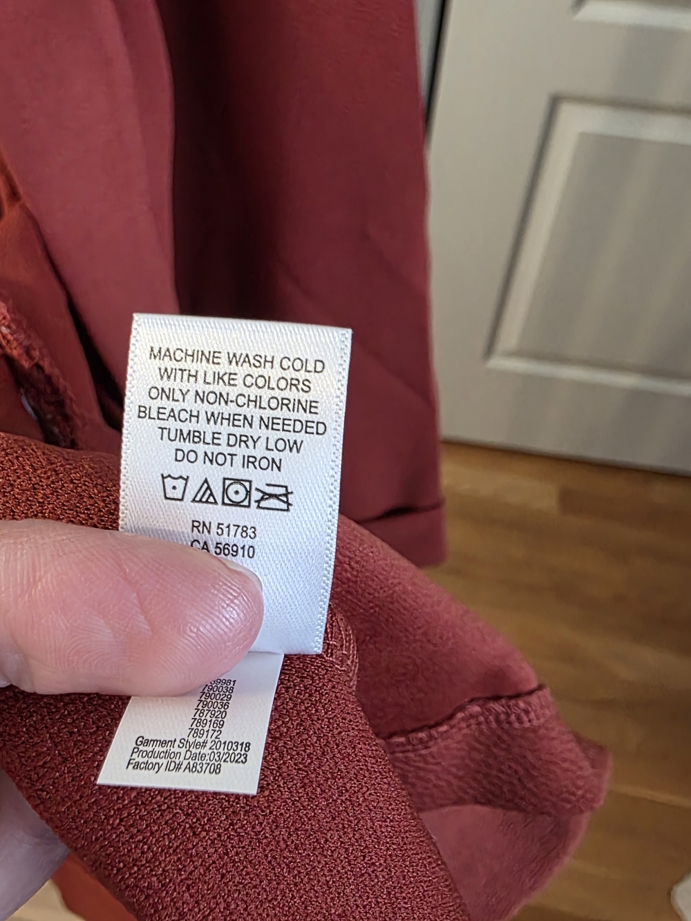 Maurices Open-Front Blazer in Rust - Picture 9 of 10